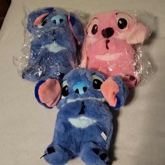 Battery Operated Stitch Sleep Stuffed Toy - Picture 1 of 4